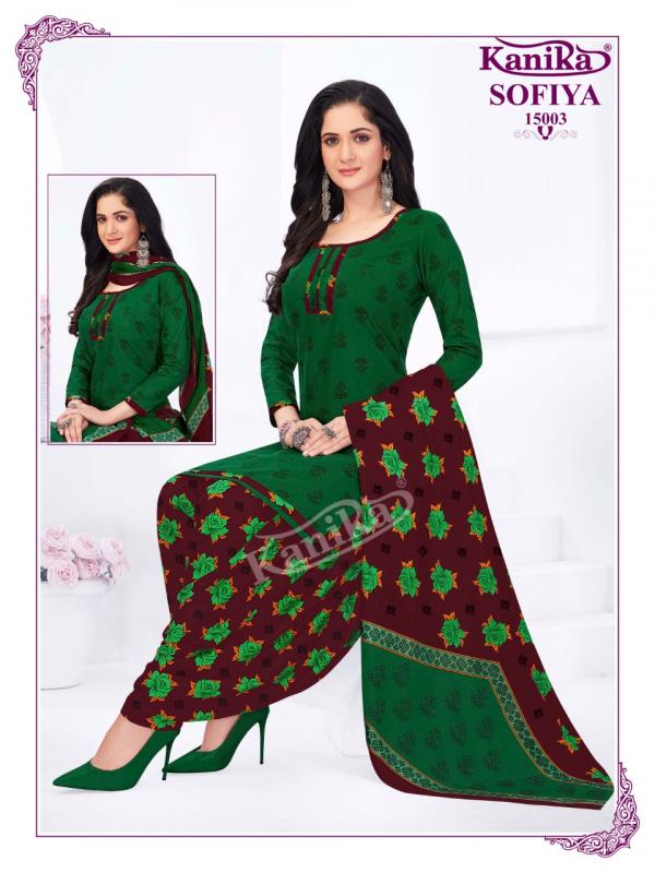 Kanika Sofiya Vol-15 Cotton Designer Readymade With Linning Suit